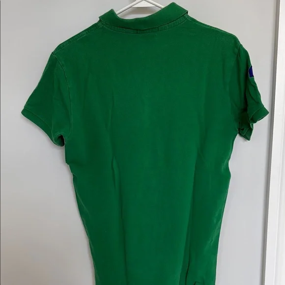 Polo Ralph Lauren Green Custom Fit Shirt - Picture 5 of 5